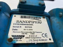 Warren Rupp Sandpiper S1fb1abwabs000 Air Double Diaphragm Pump 1 Aluminium