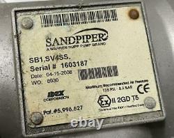 Warren Rupp Sandpiper SB1 SV4SS Air Powered Diaphragm Pump 125 PSI