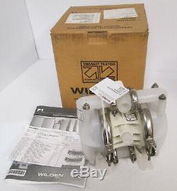 Wilden 01-2654 Air Operated Double Diaphragm Pump P1/PPPPP/TNU/TF/KTV