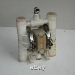 Wilden Pump air operated PNEUMATIC double diaphragm plastic body 1/4 P. 025
