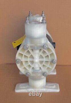 Yamada 1/2 Air Pump NDP-15FPS Polypylene Body with Santoprene Diaphragms Used