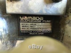 Yamada Dp-10 Bpt 3/8 Npt Polypropylene Air & Flow Diaphragm Pump