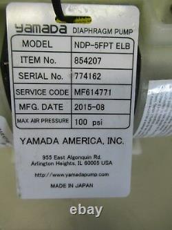 Yamada NDP-5FPT ELB Diaphragm Pump 100 PSI Max Air Pressure